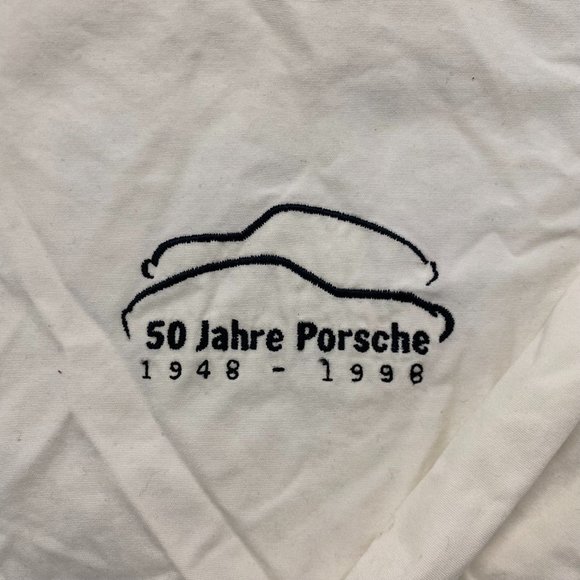 Vintage 90s Porsche Harrington Jacket Baggy Zip Windbreaker - Picture 3 of 5